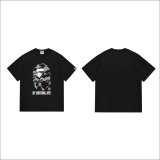 Bape Short Round Collar T-shirt S-XXL (36)