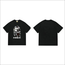 Bape Short Round Collar T-shirt S-XXL (36)