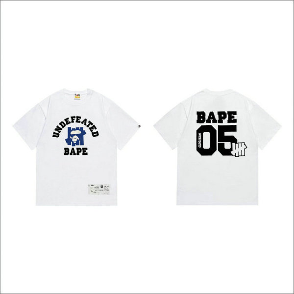 Bape Short Round Collar T-shirt S-XXL (26)