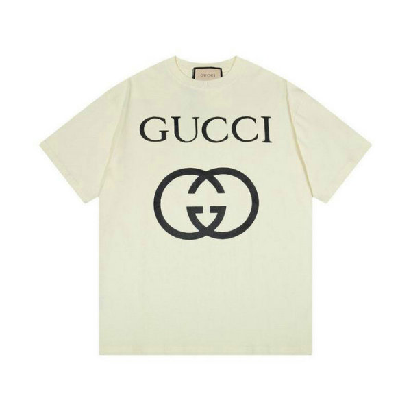 Gucci Short Round Collar T-shirt S-XL (10)