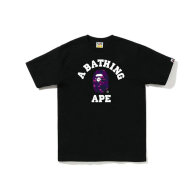 Bape Short Round Collar T-shirt M-XXXL (15)