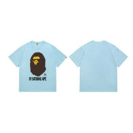 Bape Short Round Collar T-shirt S-XXL (5)