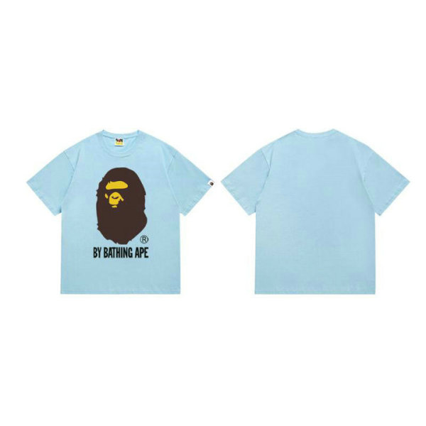 Bape Short Round Collar T-shirt S-XXL (5)