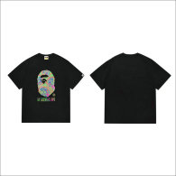 Bape Short Round Collar T-shirt S-XXL (42)