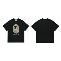 Bape Short Round Collar T-shirt S-XXL (42) Bape Short Round Collar T-shirt S-XXL (42)