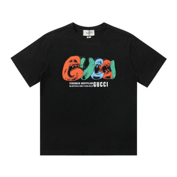 Gucci Short Round Collar T-shirt XS-L (107)