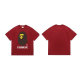 Bape Short Round Collar T-shirt S-XXL (9)