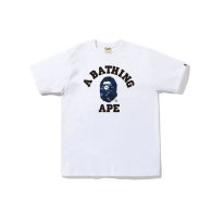 Bape Short Round Collar T-shirt M-XXXL (14)