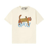 Gucci Short Round Collar T-shirt XS-L (185)