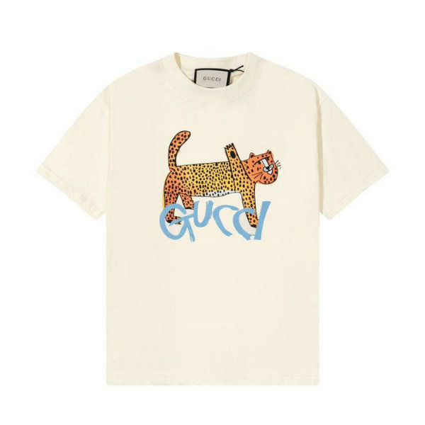 Gucci Short Round Collar T-shirt XS-L (185)