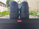 Authentic Supreme x Nike Air Force 1 Low Black/White