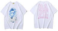 Bape Short Round Collar T-shirt M-XXXL (11)