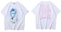 Bape Short Round Collar T-shirt M-XXXL (11)