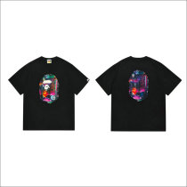 Bape Short Round Collar T-shirt S-XXL (111) Bape Short Round Collar T-shirt S-XXL (111)