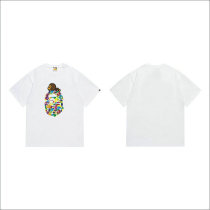Bape Short Round Collar T-shirt S-XXL (73) Bape Short Round Collar T-shirt S-XXL (73)