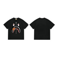 Bape Short Round Collar T-shirt S-XXL (149)