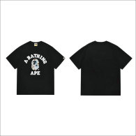 Bape Short Round Collar T-shirt S-XXL (68)