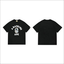 Bape Short Round Collar T-shirt S-XXL (68) Bape Short Round Collar T-shirt S-XXL (68)
