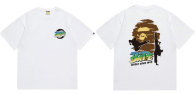 Bape Short Round Collar T-shirt S-XXL (19)