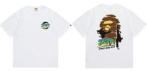 Bape Short Round Collar T-shirt S-XXL (19) Bape Short Round Collar T-shirt S-XXL (19)