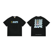Bape Short Round Collar T-shirt S-XXL (151) Bape Short Round Collar T-shirt S-XXL (151)