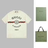 Gucci Short Round Collar T-shirt XS-L (4)