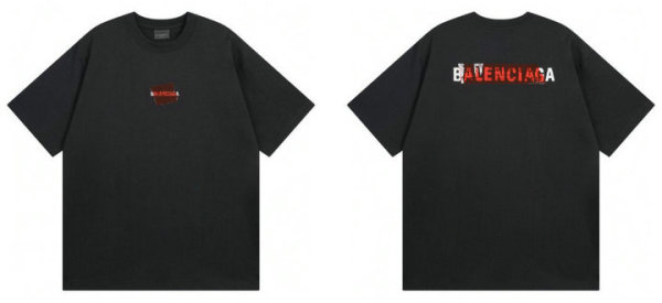 Balenciaga Short Round Collar T-shirt XS-L (36)