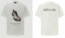 Balenciaga Short Round Collar T-shirt S-XL (103) Balenciaga Short Round Collar T-shirt S-XL (103)