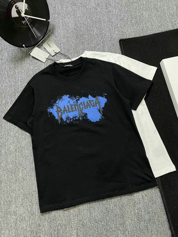 Balenciaga Short Round Collar T-shirt S-XL (58)
