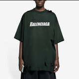 Balenciaga Short Round Collar T-shirt S-XL (49)