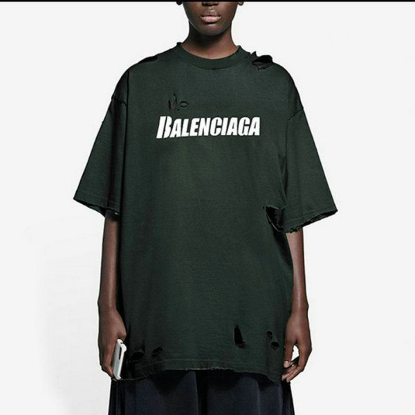 Balenciaga Short Round Collar T-shirt S-XL (49)