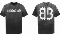 Balenciaga Short Round Collar T-shirt S-XL (105)