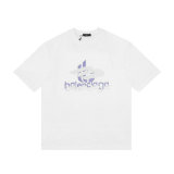 Balenciaga Short Round Collar T-shirt S-XL (6)