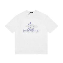 Balenciaga Short Round Collar T-shirt S-XL (6) Balenciaga Short Round Collar T-shirt S-XL (6)