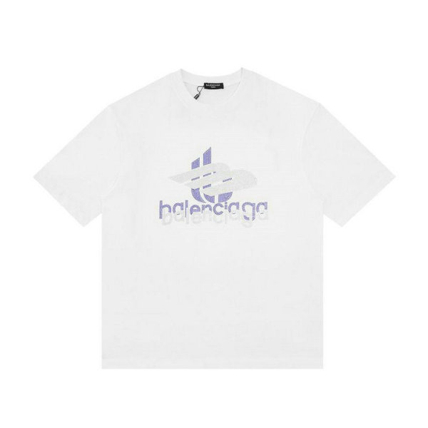 Balenciaga Short Round Collar T-shirt S-XL (6)