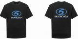 Balenciaga Short Round Collar T-shirt S-XL (70)