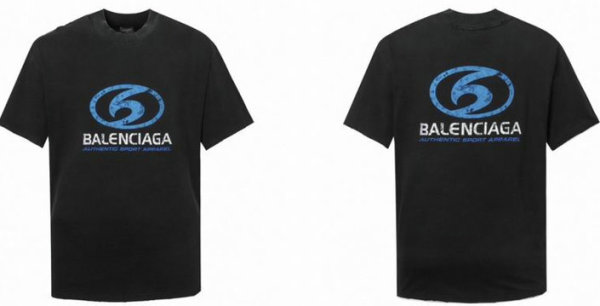 Balenciaga Short Round Collar T-shirt S-XL (70)