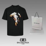 Balenciaga Short Round Collar T-shirt XS-L (43)