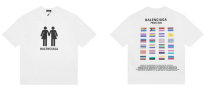 Balenciaga Short Round Collar T-shirt S-XL (24) Balenciaga Short Round Collar T-shirt S-XL (24)
