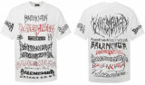 Balenciaga Short Round Collar T-shirt S-XL (99)