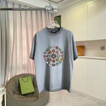 Balenciaga Short Round Collar T-shirt S-XXL (2) Balenciaga Short Round Collar T-shirt S-XXL (2)