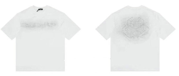 Balenciaga Short Round Collar T-shirt S-XL (14)