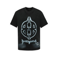 Balenciaga Short Round Collar T-shirt S-XL (134)