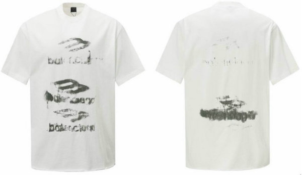 Balenciaga Short Round Collar T-shirt S-XL (162)