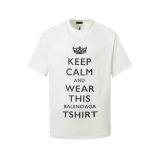 Balenciaga Short Round Collar T-shirt S-XL (149)