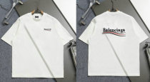 Balenciaga Short Round Collar T-shirt S-XL (61) Balenciaga Short Round Collar T-shirt S-XL (61)
