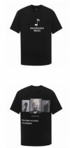 Balenciaga Short Round Collar T-shirt S-XL (95) Balenciaga Short Round Collar T-shirt S-XL (95)