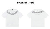Balenciaga Short Round Collar T-shirt S-XL (2)