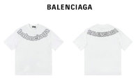 Balenciaga Short Round Collar T-shirt S-XL (2)