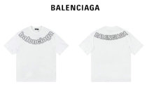Balenciaga Short Round Collar T-shirt S-XL (2) Balenciaga Short Round Collar T-shirt S-XL (2)